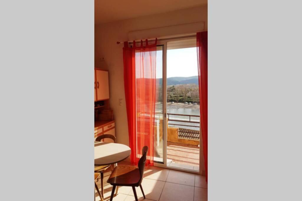 Joli Appartement, Terrasse Plein Sud Roquebrun Luaran gambar